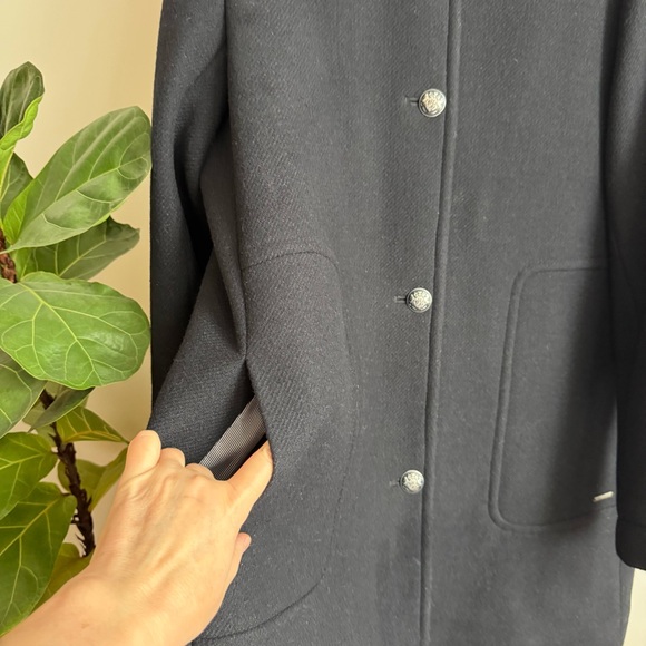 Saint James Mademoiselle Wool Blend Coat Size US 16 - Picture 7 of 16
